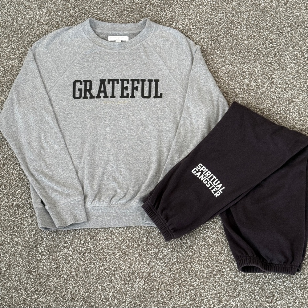 Spiritual Gangster Grateful Sweatshirt and Joggers